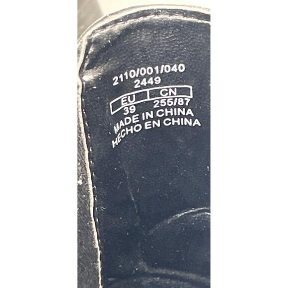 Zara Basic black Slip On platform Ankle Heeled boots EU 39 Women’s Fits 7.5US - Picture 12 of 12